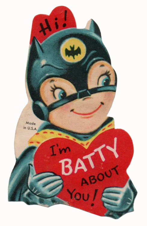 4_vintage_cute_adorable_valentines_cards_batgirl_batman_bat